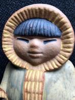 Vintage Beeld van Eskimo lisa larson 1974 Zweden Gustavsberg, Verzamelen, Beelden en Beeldjes, Verzenden, Zo goed als nieuw, Mens