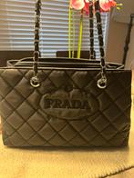 Vintage Prada Matalasse, Ophalen of Verzenden, Zo goed als nieuw, Zwart, Handtas