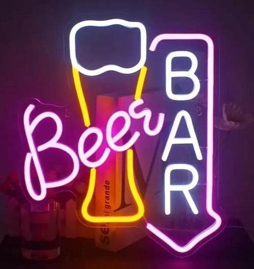 Super mooie neon Ledverlichting Beer Bar, Huis en Inrichting, Lampen | Overige, Ophalen of Verzenden