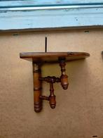Antiek houten wandplankje/ console voor in een hoek, Ophalen of Verzenden