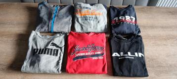 170 176 XS jongens trui hoodie puma j&j pure white napapijri beschikbaar voor biedingen