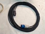 Verlengkabel rubber 5 m¹ tot 25 m¹, verloop  PCE blauw, Ophalen of Verzenden, Zo goed als nieuw, Kabel of Snoer
