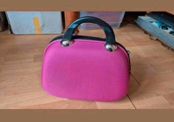 Roze Beautycase/koffer. Onbeschadigd  beschikbaar voor biedingen
