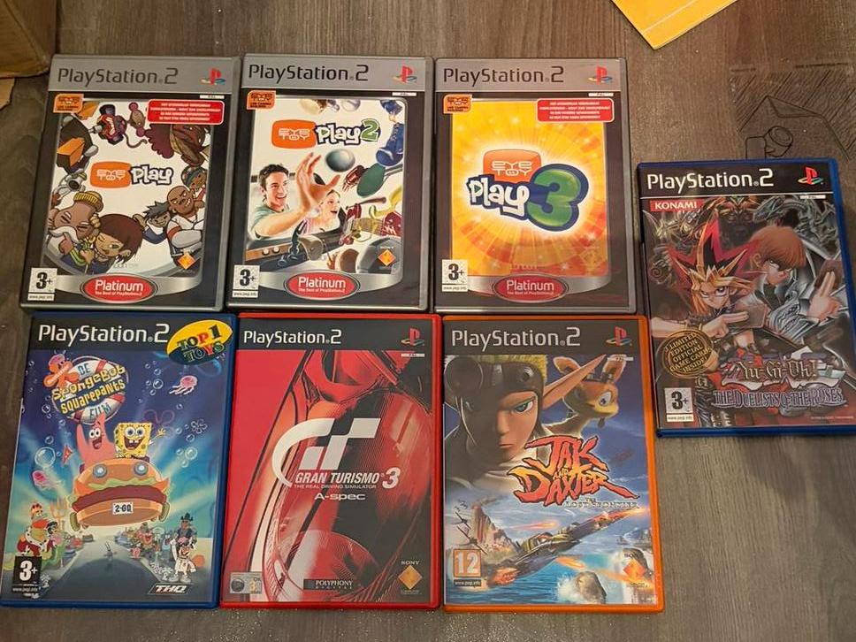 PlayStation 2 Games - Spongebob, Gran Turismo, Jak..., Gebruikt, 1 speler, Vanaf 3 jaar, Ophalen