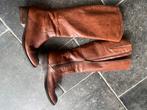 Leren laarzen maat 36 cognac / bruin, Kleding | Dames, Schoenen, Hoge laarzen, Bruin, Ophalen of Verzenden, Gedragen