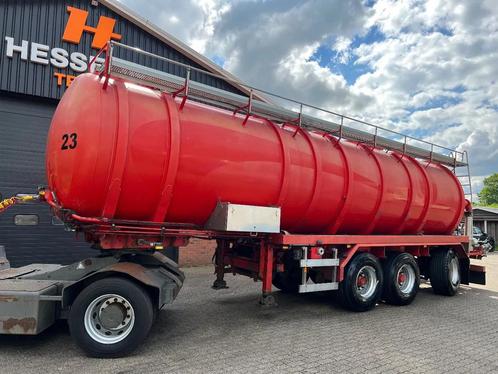 Van Hool 36m3 RVS Mestoplegger/Gülle/Manure Stuuras/Lenkach, Auto's, Vrachtwagens, Bedrijf, ABS, LED verlichting, Aanhangers en Opleggers