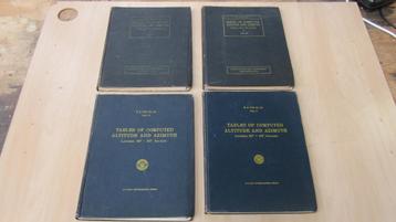 Tables of Computed Altitude and Azimuth beschikbaar voor biedingen