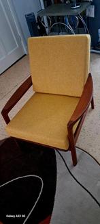Zeer unieke Midcentury Edvard&Tove Kindt Larsen, Gust.Bahus, Huis en Inrichting, Fauteuils, Ophalen, Zo goed als nieuw, 75 tot 100 cm