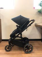 Deryan Noa 3-in-1 Kinderwagen - Autostoel - ZGAN - Zwart, Ophalen of Verzenden, Zo goed als nieuw, Voetenzak