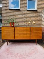 Vintage Mid Century 50s sideboard dressoir lowboard tvmeubel, Huis en Inrichting, Kasten | Dressoirs, .., Gebruikt, 150 tot 200 cm
