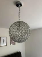 Moderne bolvormige hanglamp, Huis en Inrichting, Ophalen of Verzenden, Zo goed als nieuw, Metaal, Minder dan 50 cm