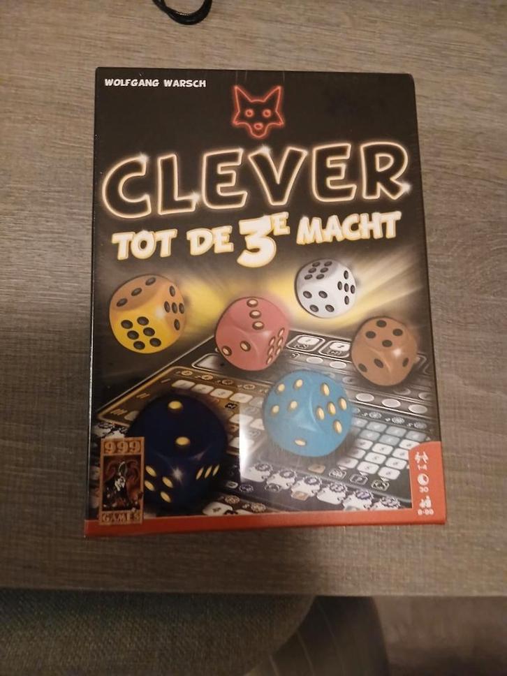 3 spellen: Clever tot de 3de macht + Aqualin + Isis & Osiris, Hobby en Vrije tijd, Gezelschapsspellen | Bordspellen, Nieuw, Ophalen of Verzenden