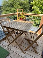 Twee persoons tuinset met bloemen houder en bakken, Tuin en Terras, Tuinsets en Loungesets, Ophalen, Zo goed als nieuw