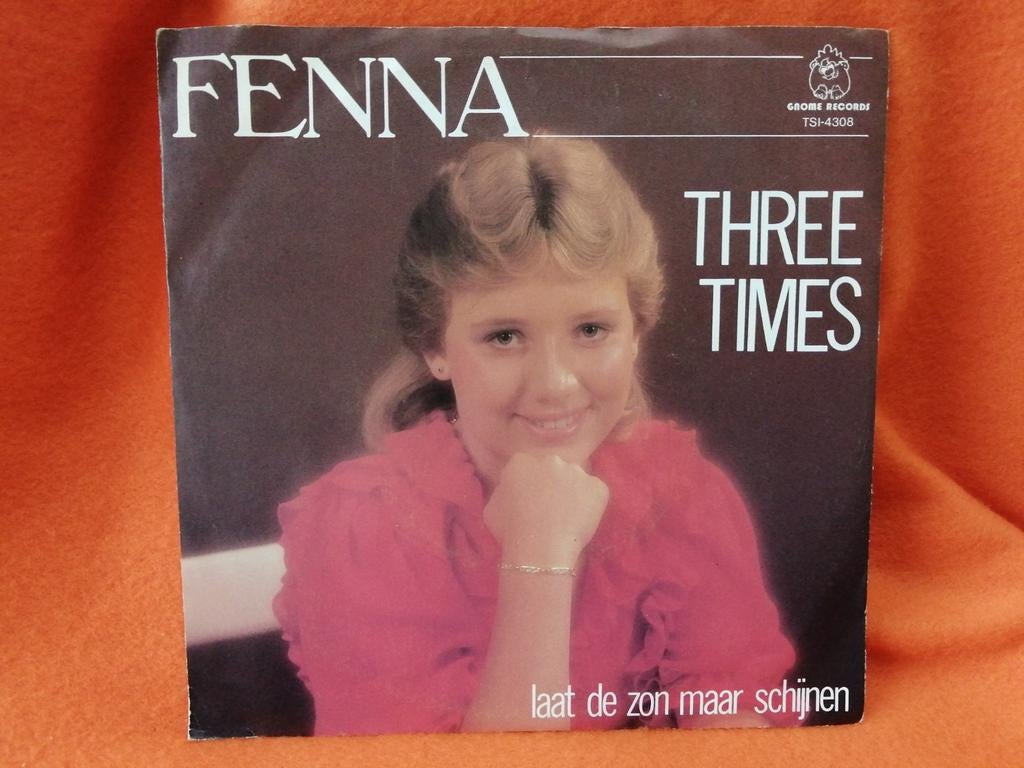 Fenna - Three times/Laat de zon maar schijnen (1985), Gebruikt, 7 inch, Single, Ophalen of Verzenden