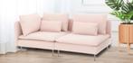 Modulaire Lichtroze Ikea Soderhamn 3-zits bank, Ophalen, Gebruikt, Driepersoons, 75 tot 100 cm
