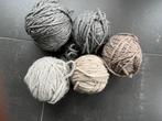 5 knotten wol, Hobby en Vrije tijd, Breien en Haken, Ophalen of Verzenden, Zo goed als nieuw, Breien of Haken, Wol of Garen