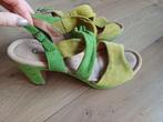 Sandalen met hak Gabor, maat G 5 / 38, Groen, A, A, Sandalen of Muiltjes
