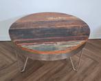 Ronde salontafel - 80cm diameter, 47cm hoog, Huis en Inrichting, Ophalen, Minder dan 55 cm, Rond, Zo goed als nieuw