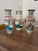 Set van 3 chinese vasen, Antiek en Kunst, Antiek | Vazen, Ophalen of Verzenden