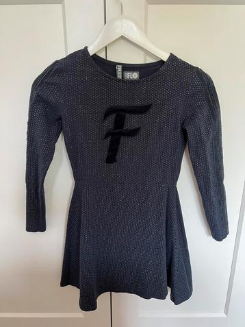 Like Flo donkerblauwe jurk – Glitter stipjes - Maat 152 beschikbaar voor biedingen