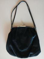 Vintage Beugeltas zwart, Ophalen of Verzenden, Gebruikt, Zwart, Handtas