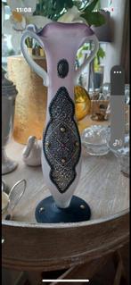 Vaas, Murano-style, met zilver beslag., Ophalen of Verzenden