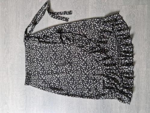 Overslag rok van JDY maat 38, maar valt als 36., Kleding | Dames, Rokken, Zo goed als nieuw, Maat 36 (S), Zwart, Onder de knie