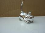 chroom / zilver kleurig hondje, Ophalen of Verzenden, Zo goed als nieuw, Dier