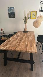 Ikea Skogsta eettafel, Ophalen, 200 cm of meer, 50 tot 100 cm, Zo goed als nieuw