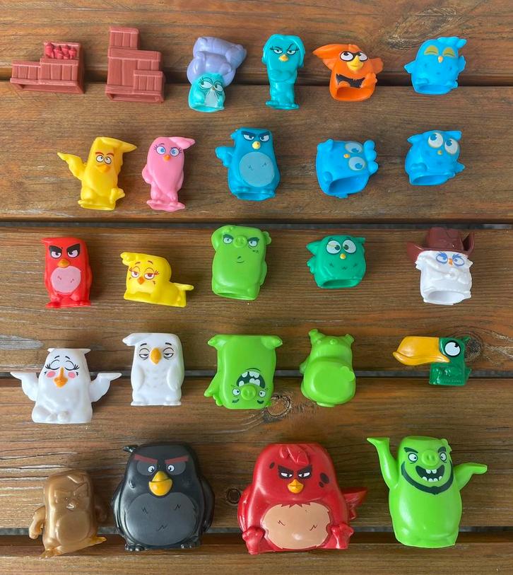 Angry birds poppetjes plus | COMPLEET, Verzamelen, Poppetjes en Figuurtjes, Ophalen of Verzenden