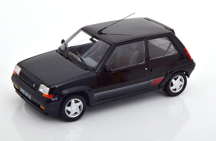 Renault SuperCinq Turbo 1989 Zwart Model 1/18 Norev 185244, Hobby en Vrije tijd, Modelauto's | 1:18, Nieuw, Auto, Norev, Ophalen of Verzenden