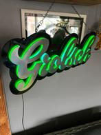 Grolsch verlichting/Grolsch lamp, Ophalen of Verzenden, Gebruikt, Reclamebord, Plaat of Schild, Grolsch