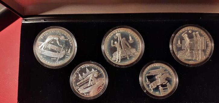 XXII Olympiad 1980., Postzegels en Munten, Munten | Europa | Niet-Euromunten, Zilver, Ophalen of Verzenden