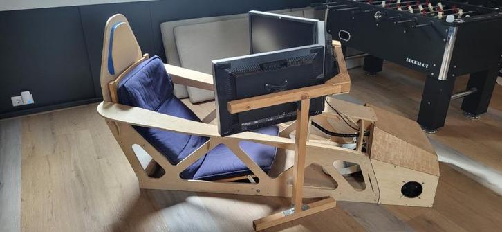 Racesim, Race stoel, opensim, Spelcomputers en Games, Spelcomputers | Overige, Gebruikt, Ophalen