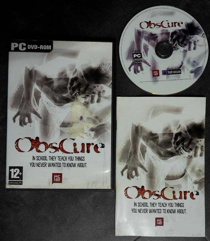 PC Game - Obscure - Survival Horror Action Spel, Spelcomputers en Games, Games | Pc, Zo goed als nieuw, Avontuur en Actie, 1 speler