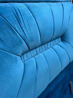 Blauw Stoffen Hoofdbord, Ophalen, Zo goed als nieuw, Blauw, Stof