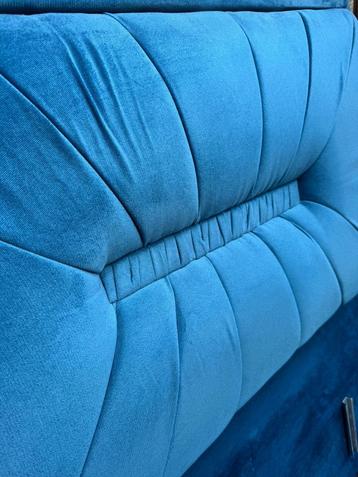 Blauw Stoffen Hoofdbord beschikbaar voor biedingen