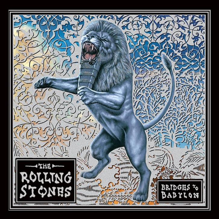 The Rolling Stones (Bridges to Babylon) Print in Houten raam, Verzamelen, Posters, Nieuw, Muziek, A4 of kleiner, Vierkant, Met lijst