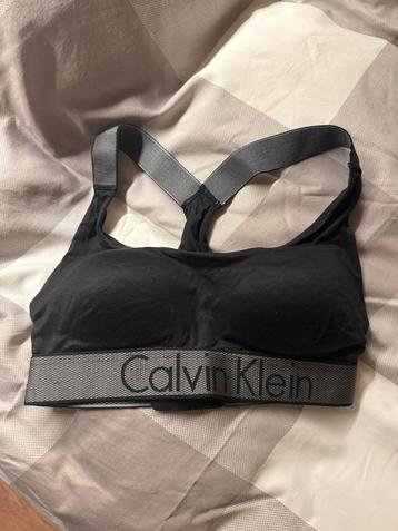 Calvin Klein Sport BH Zwart Maat S beschikbaar voor biedingen