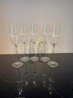 5 Champagne glazen, Ophalen of Verzenden, Zo goed als nieuw, Overige typen