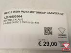 Mercedes C E W204 W212 Motorkap Gasveer Set A2129800564, Ophalen of Verzenden, Gebruikt, Mercedes-Benz