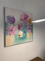 Schilderij bloemen in kleur, Ophalen of Verzenden