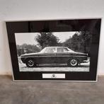 Rover P5B Coupe V8 - print in aluminium lijst - 71x51 cm, Ophalen of Verzenden, Zo goed als nieuw, Auto's