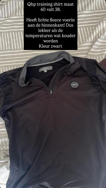 Zwart paardrij trainings shirt beschikbaar voor biedingen