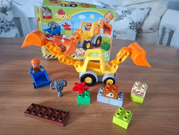 Lego Duplo Graafmachine 10811, Kinderen en Baby's, Speelgoed | Duplo en Lego, Gebruikt, Duplo, Complete set, Ophalen of Verzenden