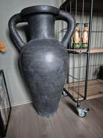 Zwarte Kruik Vaas - 87cm Hoog, Huis en Inrichting, Ophalen, Overige materialen, Gebruikt, Zwart