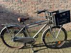 Nette 28 inch stadsfiets met krat - Rijklaar!, Versnellingen, Ophalen, Overige merken, 53 tot 56 cm