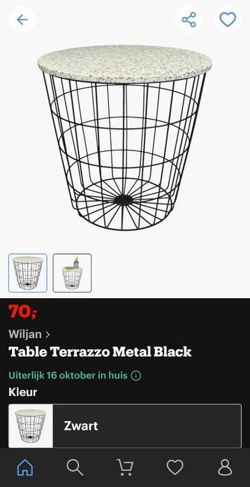 70 euro voor 3 Bijzettafels Terrazzo Blad - Ophalen! beschikbaar voor biedingen