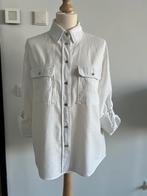 Linnen blouse van Zara (Maat: M), Kleding | Dames, Ophalen of Verzenden, Maat 38/40 (M), Wit