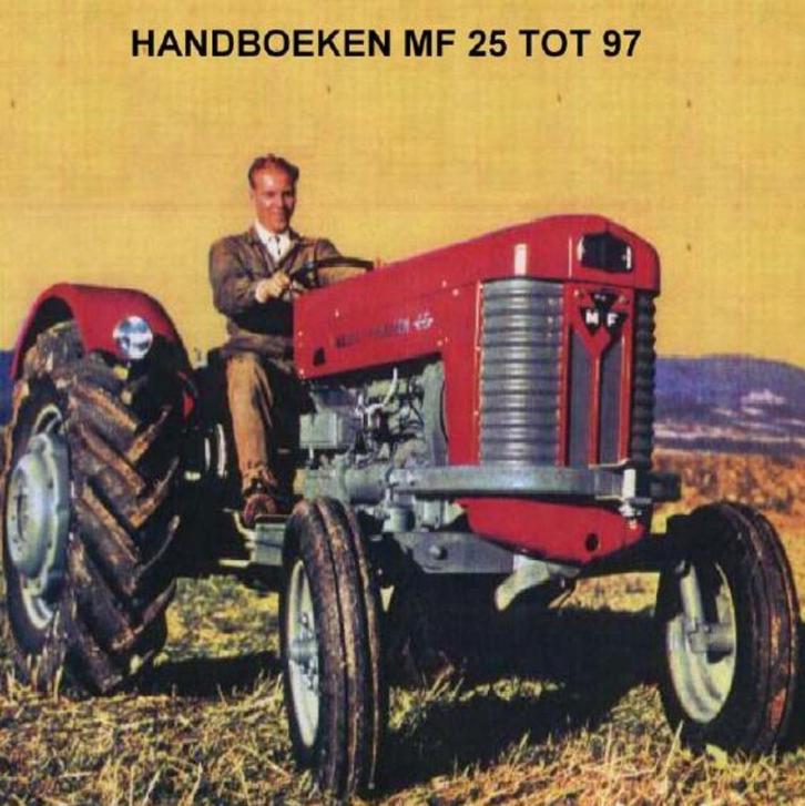 Boeken MF 25, MF 35, MF 50 en MF 65, op CD!, Boeken, Vervoer en Transport, Nieuw, Tractor en Landbouw, Ophalen of Verzenden